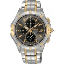 Seiko Coutura Chronograph Two-Tone Mens Watch SNAE56