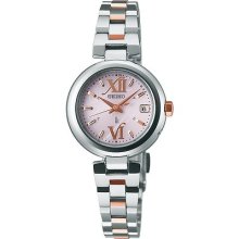 Seiko Lukia Ssvw001 Solar Radio Wave Ladies Watch