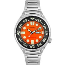 Seiko Men's Diver's Orange Dial Watch SHC059