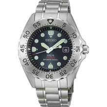 Seiko Prospex Sbdn001 Diver Scuba Solar Titanium Men Watch