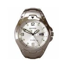 Sekonda Gents Polished Stainless Steel & Silver Dial Bracelet Wrist Watch