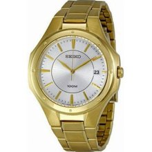 SGEF64P1 SGE64 Seiko Quartz Gold Plated Gents Analog Watch