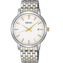 Sgef91p1 50m Water Resistant Seiko White Dial Quartz Gents Sport Watch