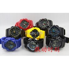 Shipping,5pcs/lot Fashion Ga100 Sport Unisex Watch, Digital Watches,