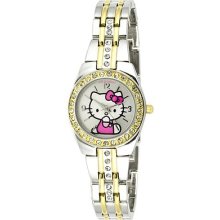 Silver Gold Hello Kitty Bracelet Watch Sanrio Women Jewelry Gift Fast Ship