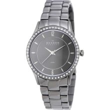 Skagen 347SMXM Women's Denmark Gunmetal Ion Plated Stainless Steel Gre