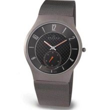 Skagen Denmark 805xlttm1 Quartz Titanium Case-mesh Men's Watch