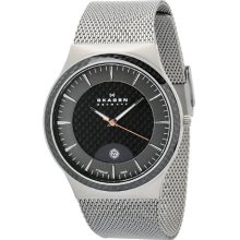 Skagen Designs Men's Quartz Watch With Grey Dial Analogue Display And Grey Titanium Strap 234Xxlt