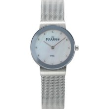 Skagen Women's 358SSSD1 Steel Slim Dress Date Watch