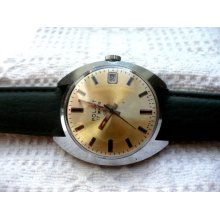 Soviet watch vintage poljot mens mechanical ussr watch with date display