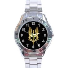 Special Air Service Sas United Kingdom Stainless Steel Analogue Menâ€™s Watch