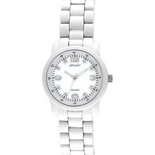 Sprout Women's ST5008MPWT Eco-Friendly Diamond Dial White Corn Re ...