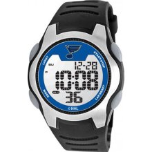 St Louis Blues watches : St. Louis Blues Training Camp Watch - Silver/Black