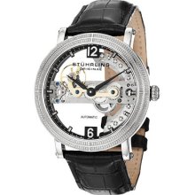 Stuhrling Original 213aa 33151 Brumalia Bridge Automatic Skeleton Le Mens Watch