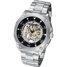 Stuhrling Original Men's Gallant Automatic Skeleton Stainless Steel Bracelet Wat