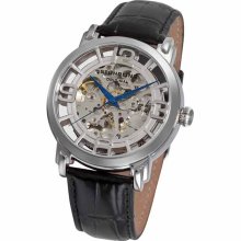 Stuhrling Original Men's Winchester 44 Skeleton Automatic Black Leather Strap Watch (Stuhrling Original Men's Watch)