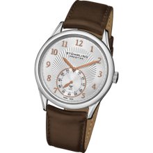 Stuhrling Prestige Mens 171b3 3315k2 Swiss Made Adamant Automatic Date Watch