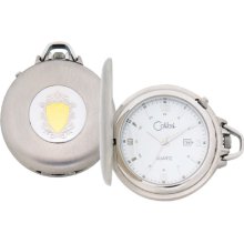 Swiss csq stainless steel collection pocket watch, stainless steel,