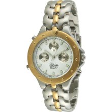 Swiss Edition Men's Two-tone Round Multi-function Movement Watch (Two-Tone Round Watch Multi-Function Movement)