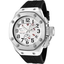Swiss Legend Men 10541-02 Trimix Diver Chronograph White Dial Watch for Men NEW