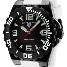 Swiss Legend Men's 'Expedition' White Silicon Watch ...