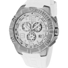 SWISS LEGEND Watches Men's Super Shield Chronograph White Dial White S