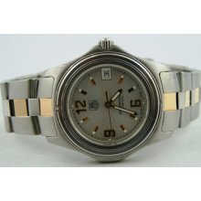 Tag Heuer 2000 Exclusive 18kt Gold & Steel Silver Dial Wn1153