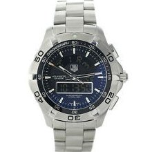 Tag Heuer Aquaracer Caf1010 Steel Swiss Chronograph Digital Quartz Men's Watch