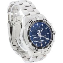 Tag Heuer Aquaracer Stainless Steel Chronograph Digital Mens Watch Caf1010 300m