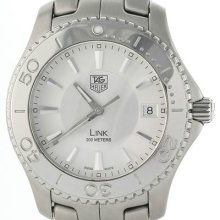 Tag Heuer Link Wj1111 Stainless Steel Swiss Quartz Mens Watch