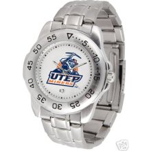 Texas El Paso Miners Utep Mens Womens Sports Watch