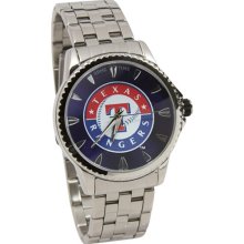 Texas Ranger wrist watch : Texas Rangers Manager Stainless Steel Watch