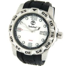 Timberland Belknap 13317js-01 Black Rubber Strap Men's Watch