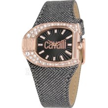 Time Just Cavalli Jc Logo Two Hands Black