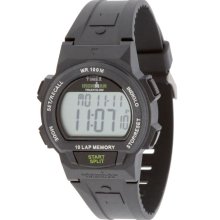 Timex 10 Lap Memory Chrono Watch black green