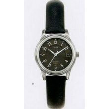 Timex Black/Silver Elevated Classics Dress Mid-size Watch With Black Dial