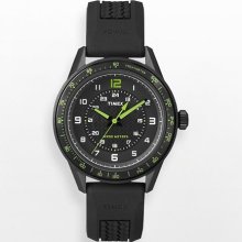 Timex Classic Men's Quartz Watch With Black Dial Analogue Display And Black Resin Strap T2p024pf
