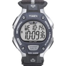 Timex Ironman Triathlon 30 Lap Full Size Silver/Blue/Black