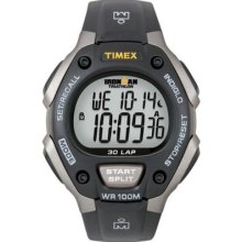 Timex Men S T5e901 Ironman Traditional 30-lap Gray/black Resin Strap Watch