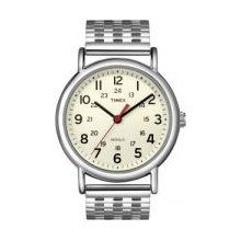 Timex T2N656 Unisex Weekender Watch Cream Dial Watch