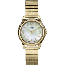 Timex Womens Goldtone Expansion Band Watch