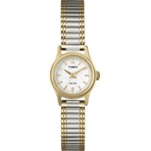Timex Women's Two-tone Stainless Steel Expansion Bracelet Watch