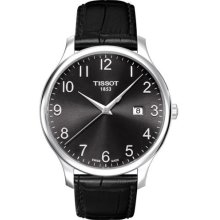 Tissot T0636101605200 Watch Tradition Mens - Black Dial Stainless Steel Case Quartz Movement