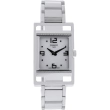 Tissot Watches Women's T-Square Mother of Pearl Dial Stainless Steel