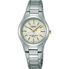 Titanium Model Solar Radio Spirit Spirit Ladies Watch Gold Ssdt039 [seiko]