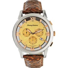 Tommy Bahama Mens Grenada Chrono Pineapple Dial Leather TB1227