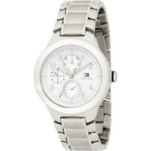 Tommy Hilfiger 1710237 Stainless Steel Silver Dial Chrono Mens Watch