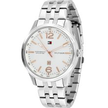 Tommy Hilfiger 1710313 Stainless Steel Silver Date Dial Men's Watch