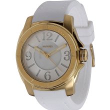 Tommy Hilfiger 1781137 Silver Dial White Silicone Women's Watch
