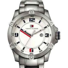 Tommy Hilfiger 1790781 Stainless Steel Sports White Dial Mens Watch